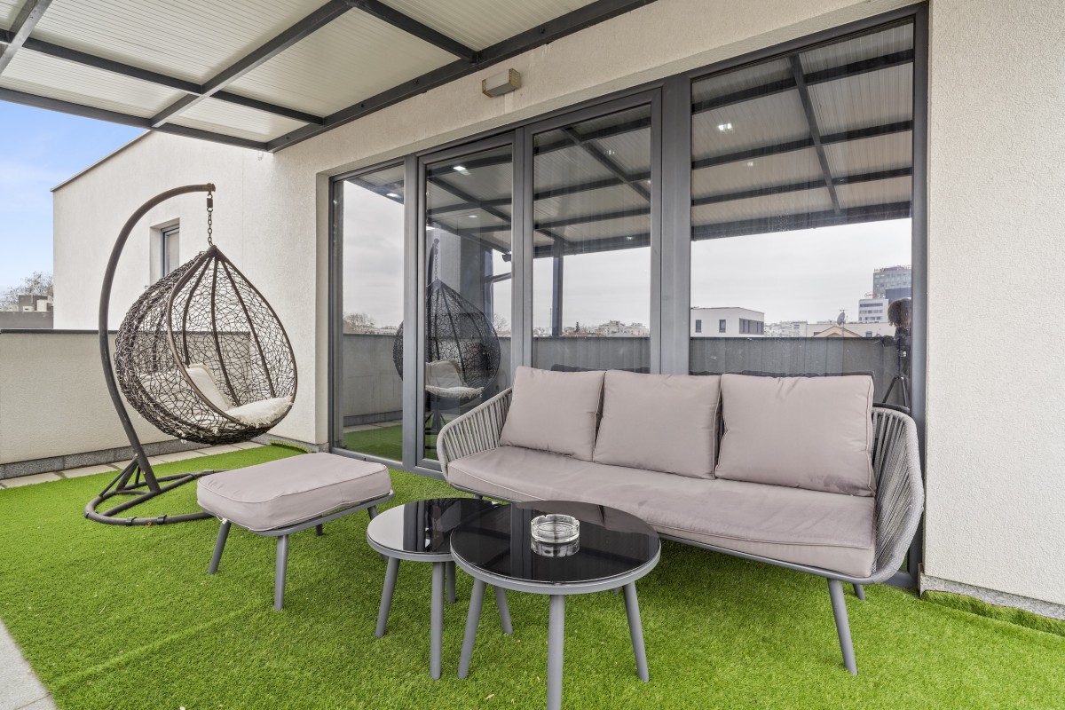 Deluxe apartment with balcony