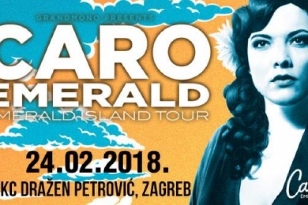 Caro Emerald is in Zagreb! Within her current "Emerald Island" tour - 10% discount on accommodation upon presentation of tickets